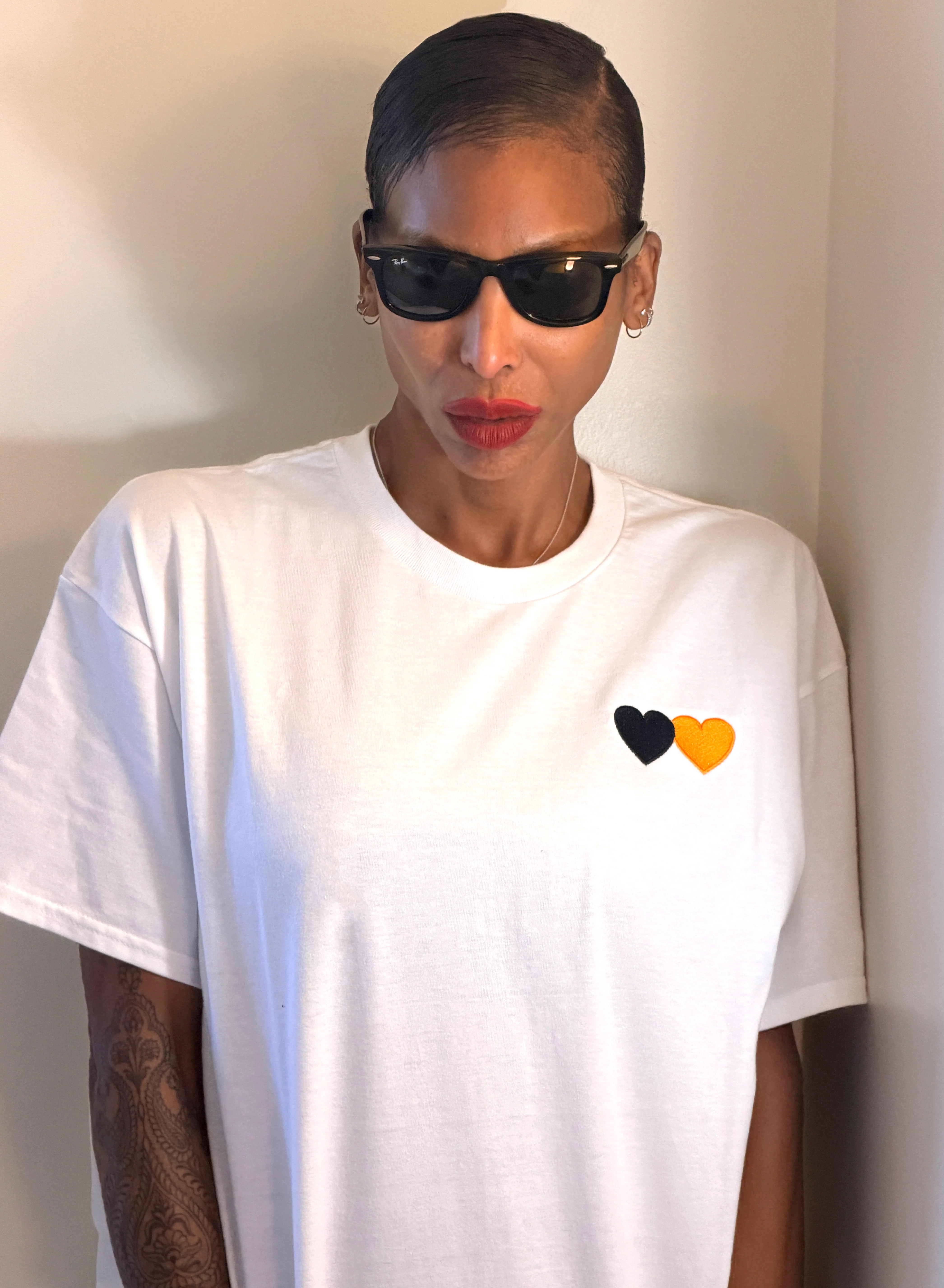 Double Hearts T-Shirt - Image 4