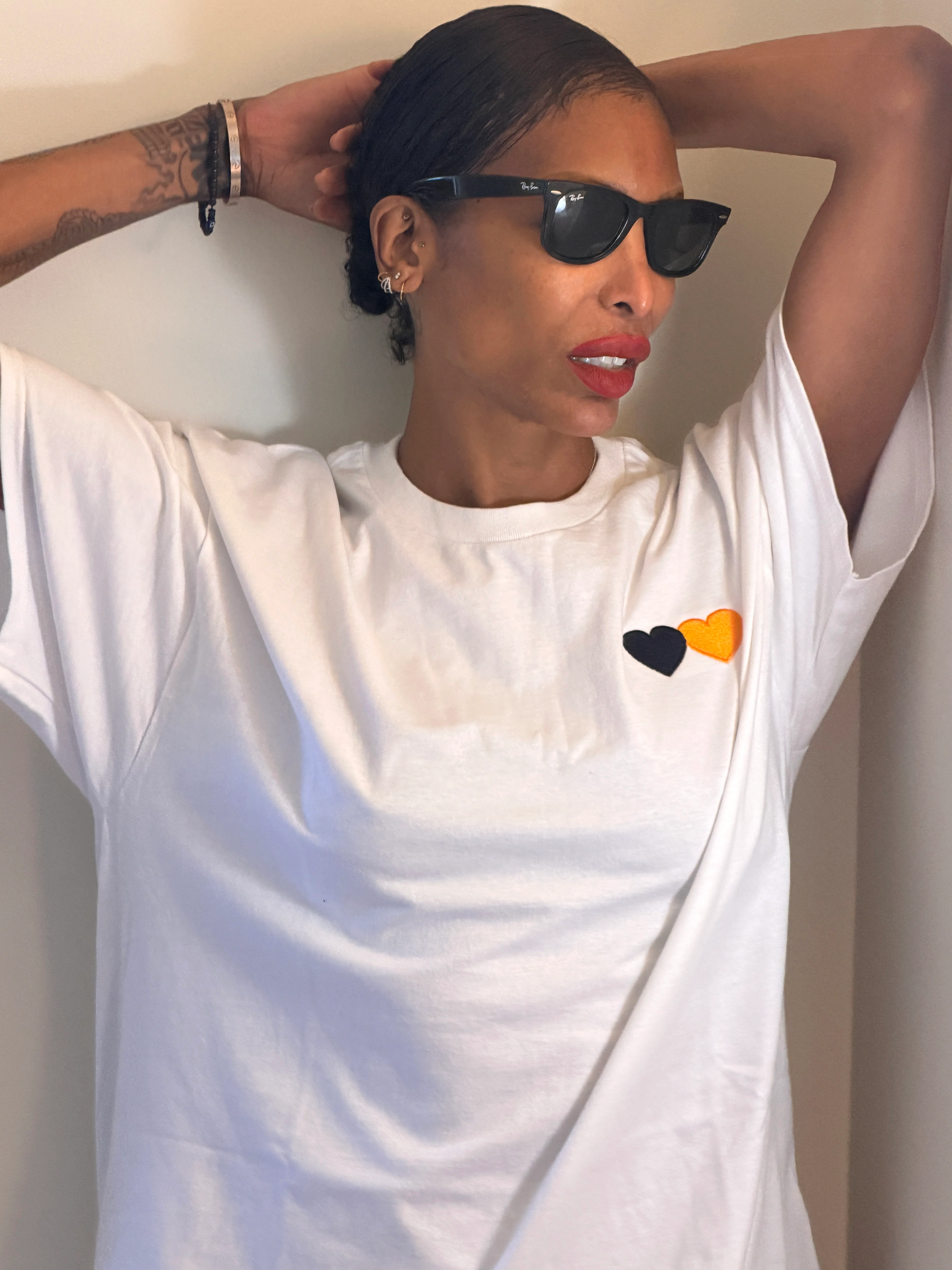 Double Hearts T-Shirt - Image 5